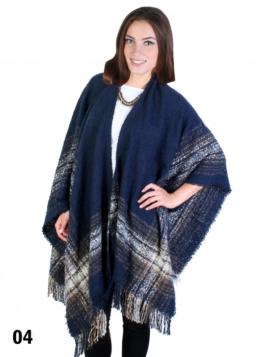 Plaid Plush Cape